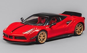 LB-WORKS 488 Widebody レッド (ミニカー)