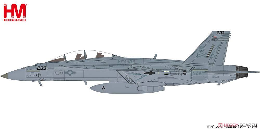 F/A-18F スーパーホーネット `VFA-103 ジョリーロジャース` (完成品飛行機) その他の画像1