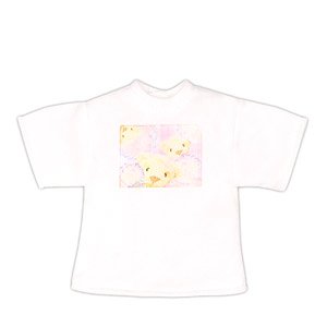 PNS ビッグシルエットTシャツ～Photo art～ (ホワイト×クマ) (ドール)