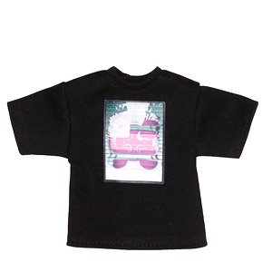 PNS Big Silhouette T-Shirt - Photo art - (Black x Splash) (Fashion Doll)