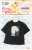 PNS Big Silhouette T-Shirt - Photo art - (Black x Black Cat) (Fashion Doll) Package1