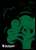 マジック：ザ・ギャザリング プレイヤーズカードスリーブ MTGS-302 MANA-MINIMALIST 緑マナ(シンボル) (カードスリーブ) 商品画像1