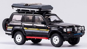 Land Cruiser Pearl Black roof rack (Diecast Car)