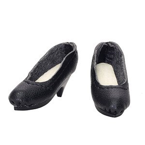 1/6 Round Toe Pumps - Fortuna - (Nera) (Fashion Doll)