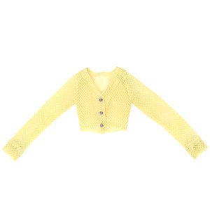 AZO2 The Luxual Net Cardigan (Yellow) (Fashion Doll)