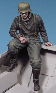 Waffen SS half-truck crewman for Sd.Kfz. 251 (WW II) #1 (Plastic model)