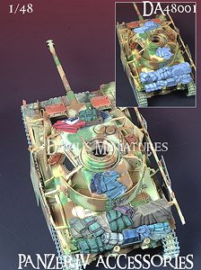 WWII ドイツ IV号戦車用装備品セット (プラモデル)
