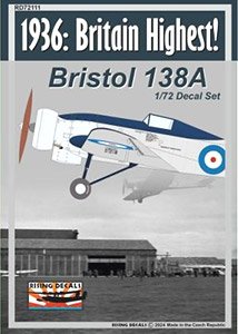 ブリストル 138A 高高度飛行実験機 (イギリス1936年) デカール (デカール)