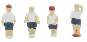 Diorama Collection Craft 020 Elementary Students (2) (Model Train)
