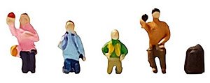 Diorama Collection Craft 086 People Going on Vacation (2) (Model Train)