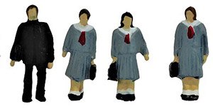 Diorama Collection Craft Student (Winter Clothes) (1) (Model Train)
