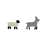 Diorama Collection Craft Sheep / Goat (2) (Model Train) Item picture2
