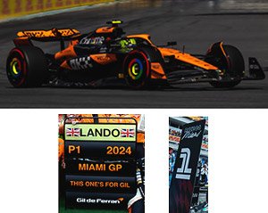 McLaren Formula 1 Team MCL38 No.4 3rd Australian GP 2024 Lando Norris (ミニカー)