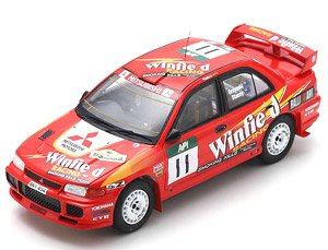 Mitsubishi Lancer EVOLUTION III No.11 6th Rally API Australia 1997 E.Ordynski M.Stacey (ミニカー)