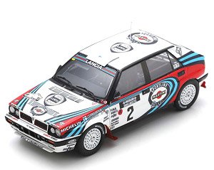 Lancia Delta HF Integrale 16V No.2 Winner 1000 Lakes Rally 1991 J.Kankkuken J.Piironen (ミニカー)