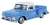 1966 GMC C1000 Fenderside (White/L Blue) (Diecast Car) Item picture1
