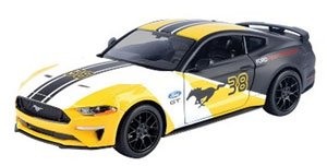 2018 Ford Mustang GT (Bkack/Yellow) (Diecast Car)