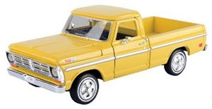 1972 Ford F-100 Pickup (Yellow) (Diecast Car)