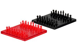 Pripra Figure de Chess (Clear Red x Black) (Plastic model)