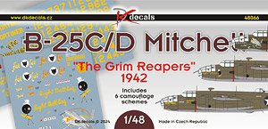 B-25C/D Mitchell `The Grim Reapers 1942` (Decal)