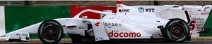 DOCOMO TEAM DANDELION SF23 No.5 DOCOMO TEAM DANDELION RACING M-TEC HR-417E Super Formula 2024 Tadasuke Makino (Diecast Car)