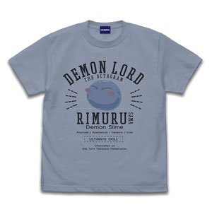 That Time I Got Reincarnated as a Slime Rimuru-sama College T-Shirt Acid Blue XL (Anime Toy)