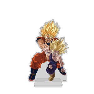 Dragon Ball Z Goku & Gohan Father-Son Kamehameha Acrylic Stand (Anime Toy)