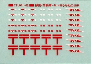 郵便・荷物表記 (鉄道模型)