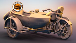 ポ・ソコル1000軍用サイドカー (プラモデル)