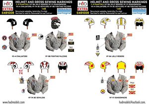 F-4 PhantomII helmet and Sewing patches decal sheet (Decal)