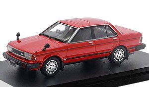 NISSAN BLUEBIRD 4DOOR SEDAN TURBO SSS-S (1983) Red (Diecast Car)