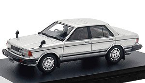 NISSAN BLUEBIRD 4DOOR SEDAN TURBO SSS-S (1983) シルバー (ミニカー)