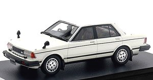 NISSAN BLUEBIRD 4DOOR SEDAN TURBO SSS-S (1983) ホワイト (ミニカー)