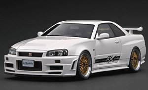 Nissan Skyline GT-R (BNR34) White (ミニカー)