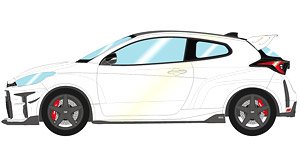 TOM`S GR Yaris 2021 プラチナホワイトパールマイカ (ミニカー)