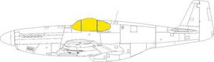 P-51B/C 標準キャノピー 「Tフェース」両面塗装マスクシール (エデュアルド用) (プラモデル)