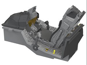 F-16C ブロック52 (1997年～)コックピット (キネティック用) (プラモデル)