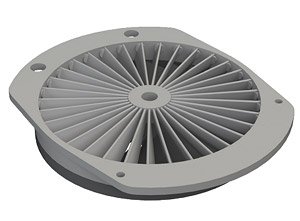 F-35B lift fan PRINT (for Tamiya) (Plastic model)