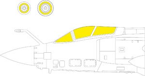 Masking Sheet for Buccaneer S.2B T Face (for Airfix) (Plastic model)
