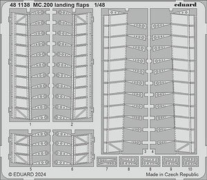 MC.200 landing flaps (for Italeri) (Plastic model)