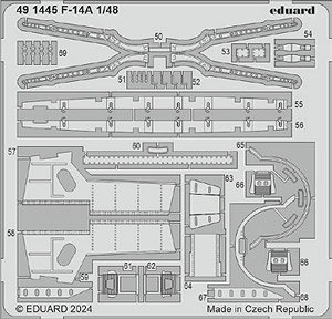 F-14A エッチングパーツ (グレートウォール用) (プラモデル)