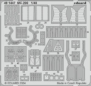 Photo-Etched Pats for MC.200 (for Italeri) (Plastic model)