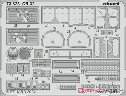 Photo-Etched Pats for CR.32 (for Italeri) (Plastic model) その他の画像1