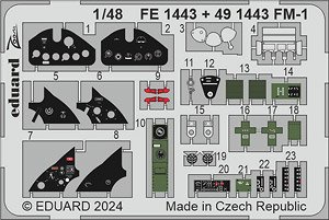 FM-1 Zoom Etched Parts(for Tamiya) (Plastic model)