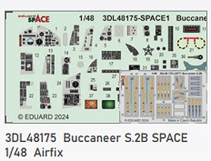 バッカニア S.2B 「スペース」 内装3Dデカール w/エッチングパーツセット (エアフィックス用) (プラモデル)