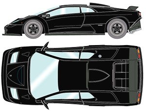 Lamborghini Diablo GT 1999 ブラック (ミニカー)