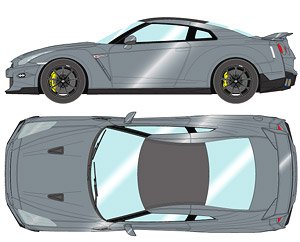 NISSAN GT-R Track edition engineered by NISMO T-spec 2024 Dark Metal Gray (Diecast Car)