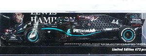 Mercedes AMG Petronas F1 Team W11 EQ Performance L.Hamilton British GP 2020 Winner (Diecast Car)
