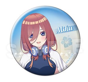 映画「五等分の花嫁」 缶バッジ Ver. 砂浜デート 03中野三玖 (キャラクターグッズ)