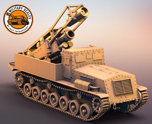 Type4 `Ha-To` Experimental 300Mm Self-Propelled Mortar (Plastic model)